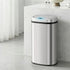 Motion Sensor Bin 60L – Stainless Steel, Hands‑Free, Soft‑Close, Silver