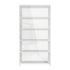 Display Cabinet White – 5‑Tier Bamboo Frame with Clear Acrylic Doors