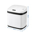 15L Motion Sensor Bin Touchless Bins Soft-Close Rubbish Trash Can White