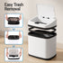 15L Motion Sensor Bin Touchless Bins Soft-Close Rubbish Trash Can White