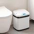 15L Motion Sensor Bin Touchless Bins Soft-Close Rubbish Trash Can White
