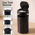 Devanti 30L Motion Sensor Bin, Touchless Soft-Close Rubbish Bin, Kitchen, Black