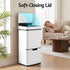 Devanti 72L Sensor Bin Rubbish Bins 4-in-1 Compartment Stainless Steel Trash Can White