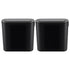 2‑Pack Motion Sensor Bins – 11L Touchless Slim Trash Cans, Black