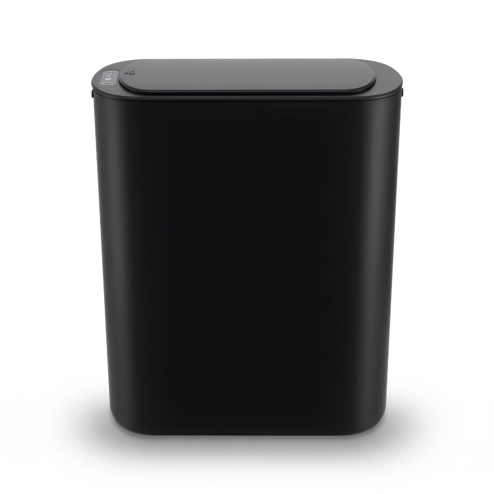 Devanti Automatic Trash Bin with Lid 21L Motion Sensor Kitchen Bin Touchless Garbage Can Modern Black Plastic Slim Rubbish Bin with Liner Holder for Kitchen, Home, Office