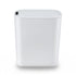 Devanti Automatic Trash Bin with Lid 21L Motion Sensor Kitchen Bin Touchless Garbage Can Plastic Slim Rubbish Bin with Liner Holder for Kitchen, Home, Office, White