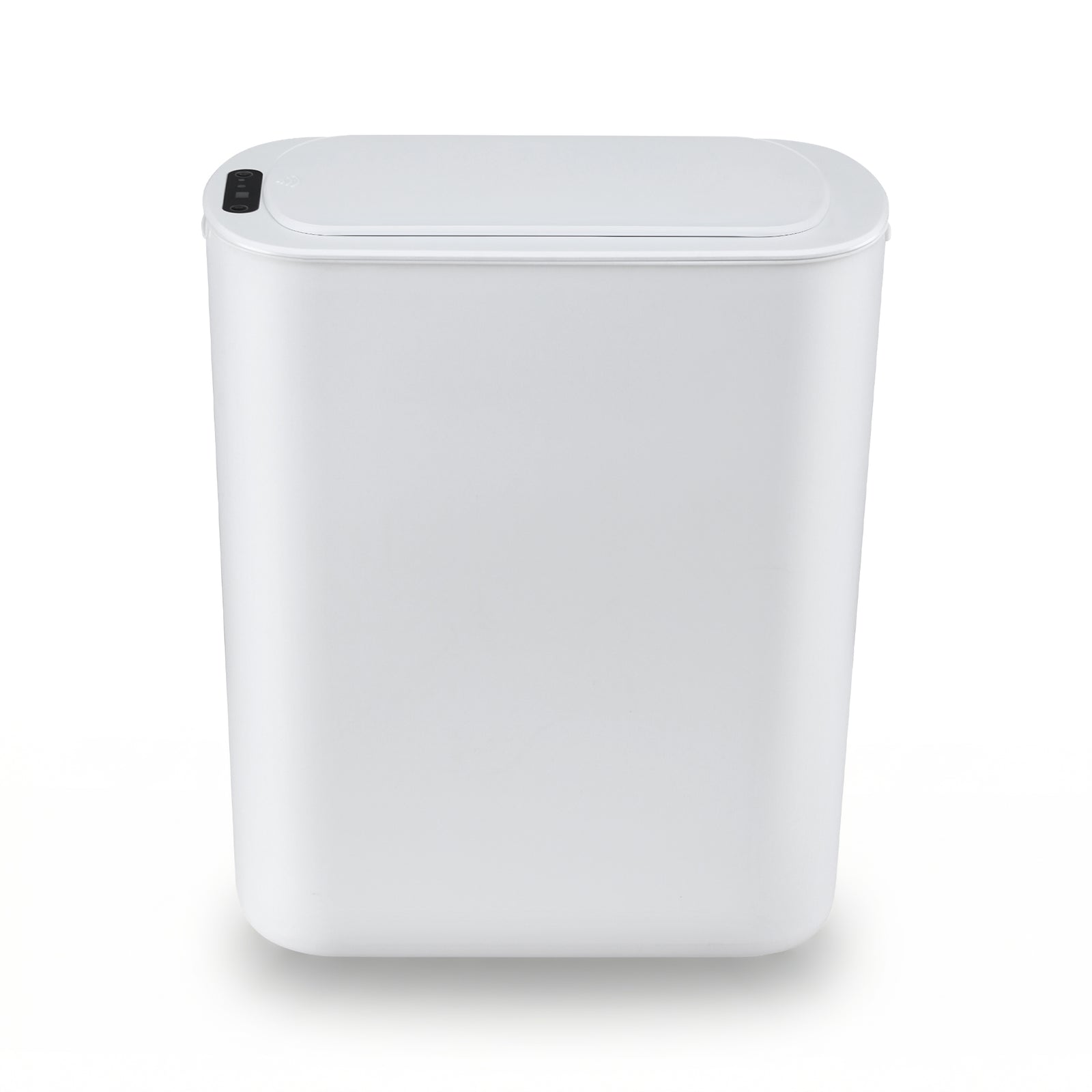 Automatic Trash Bin with Lid 25L Motion Sensor Kitchen Bin Touchless Garbage Can Plastic Slim Rubbish Bin with Liner Holder for Kitchen, Home, Office, White