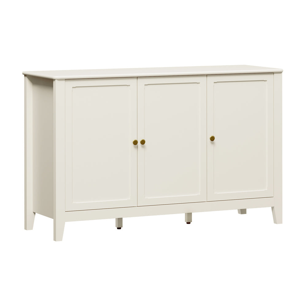 Oikiture 3 Door Buffet Sideboard Cabinet Table 120cm