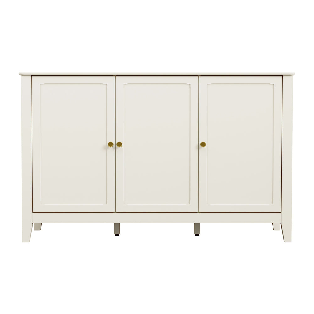 Oikiture 3 Door Buffet Sideboard Cabinet Table 120cm