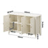Oikiture 3 Door Buffet Sideboard Cabinet Table 120cm