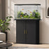 Fish Tank Stand Cabinet Sideboard Storage Black