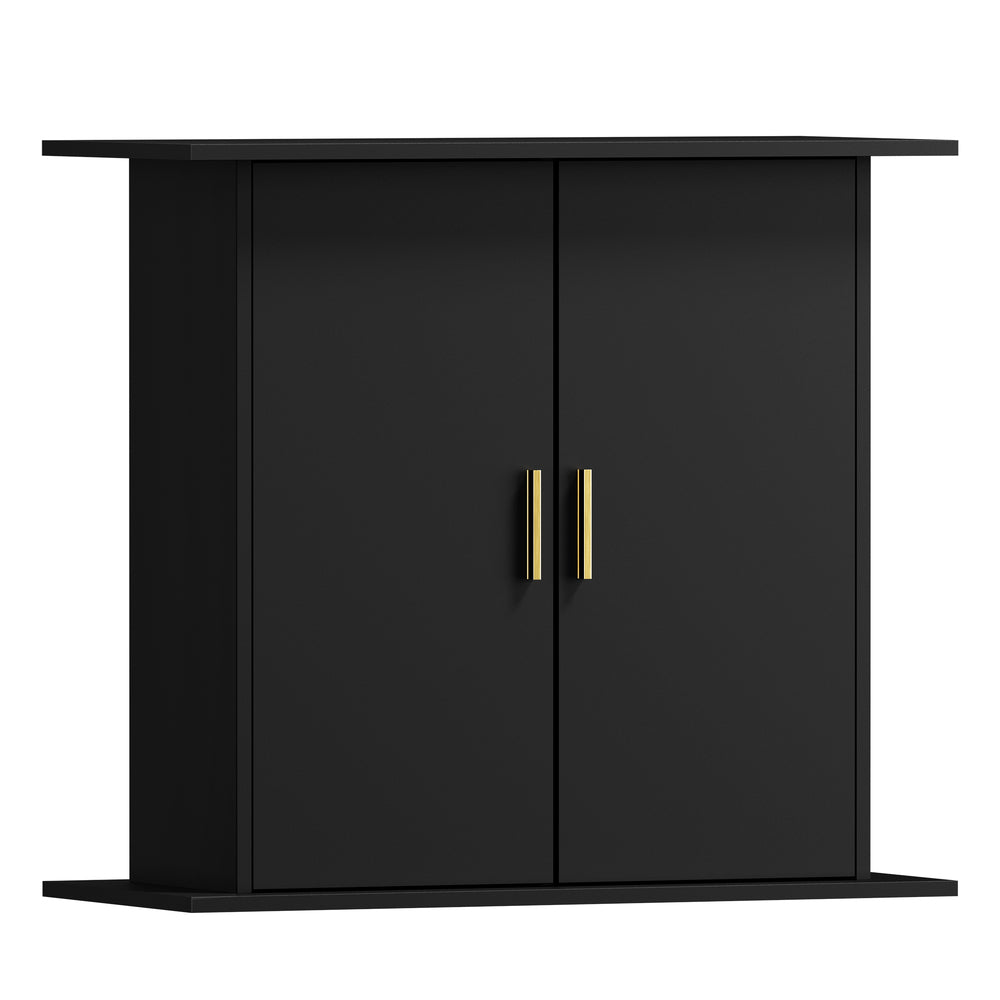 Fish Tank Stand Cabinet Sideboard Storage Black