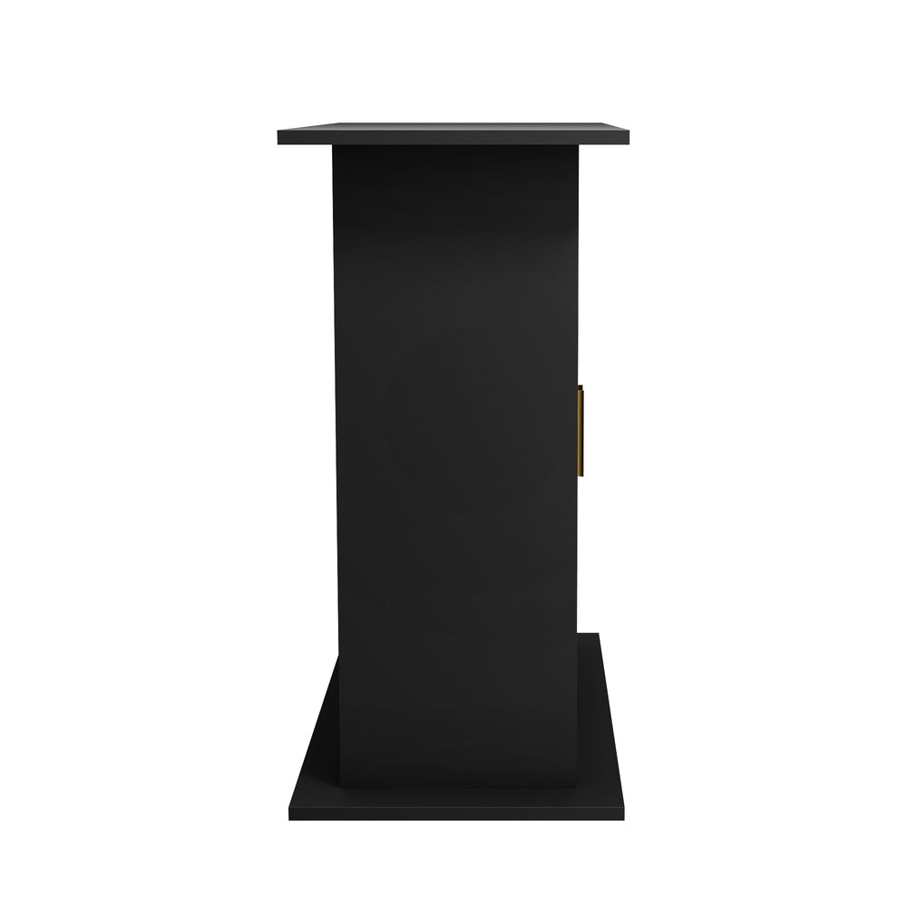 Fish Tank Stand Cabinet Sideboard Storage Black