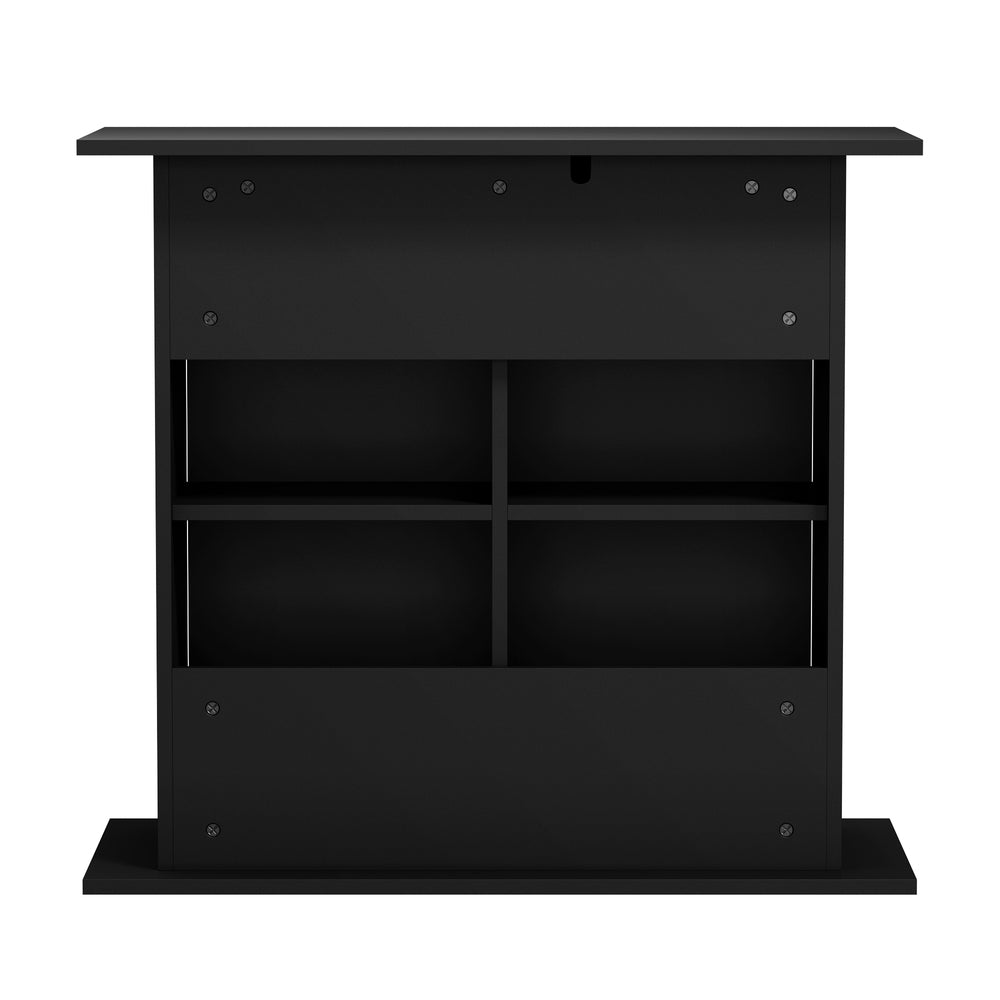 Fish Tank Stand Cabinet Sideboard Storage Black