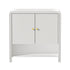 Oikiture Buffet Sideboard Storage Cabinet 2 Doors Cupboard White