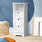 Hamptons Storage Cabinet White 3 Drawer Hallway Cabinet