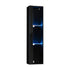 Wall Mounted Display Cabinet LED High Gloss Cupboard Black