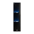 2PCS LED Display Cabinet Wall Mounted Storage Cupboard Black