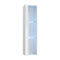 Wall Mounted Display Cabinet LED High Gloss Cupboard Whtie