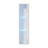 Wall Mounted Display Cabinet LED High Gloss Cupboard Whtie