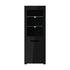 Display Cabinet Black – High Gloss Cupboard with LED & Glass Shelves