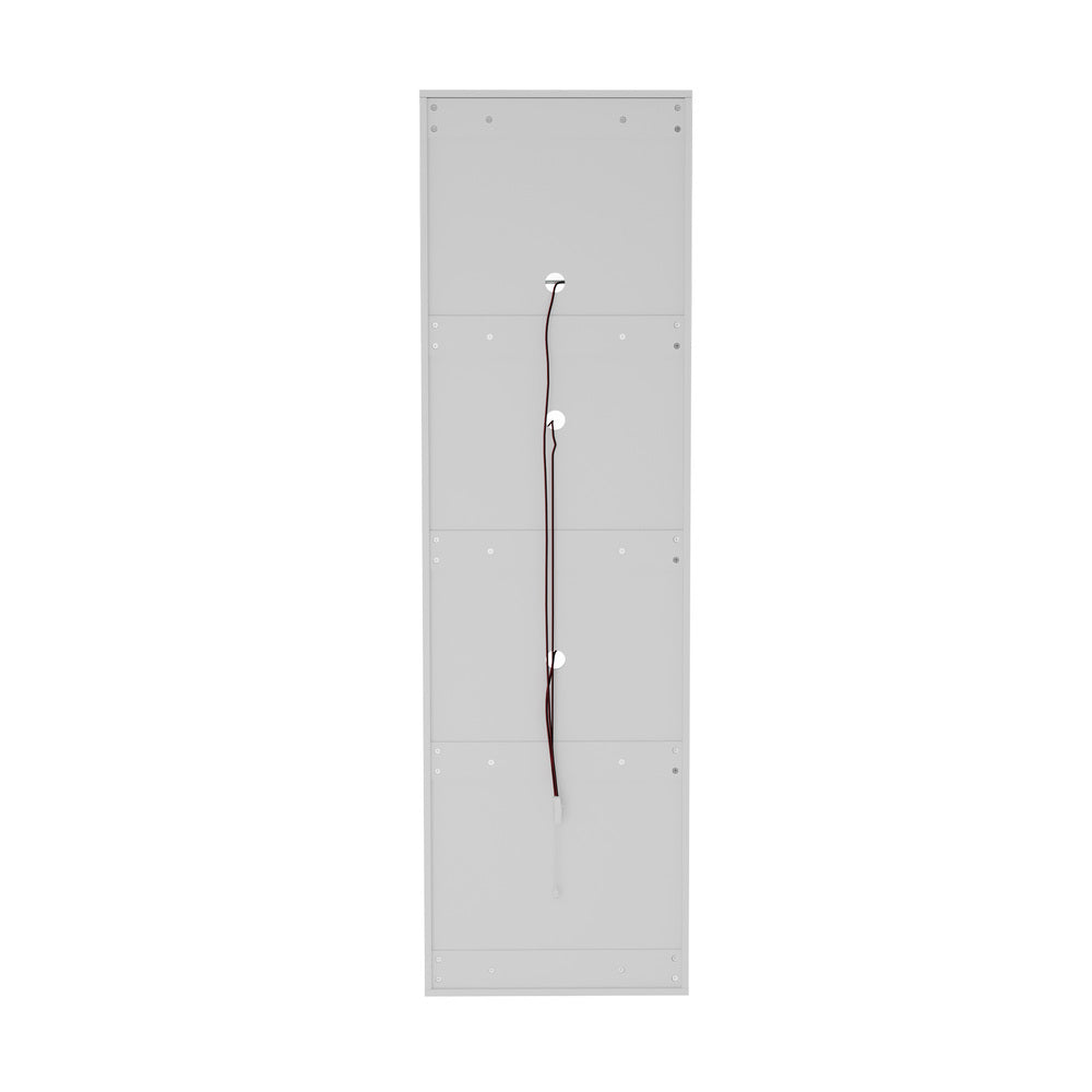 Buffet Sideboard LED High Gloss Glass Door White