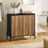 Sideboard Storage Cabinet Cupboard 2 Doors Table Walnut