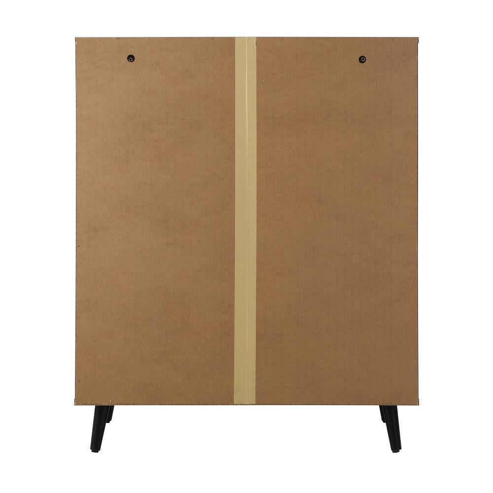 Sideboard with Pull Up Drawers and Glass Doors