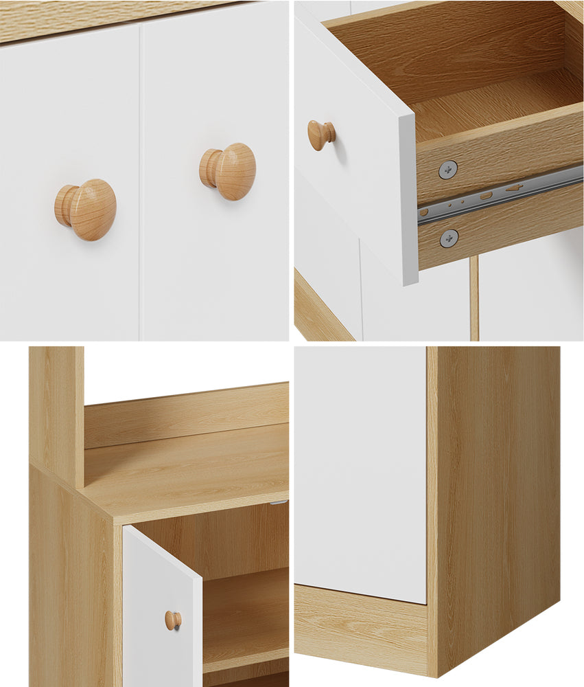 Buffet Sideboard Storage Cabinet Kitchen Pantry Cupboard