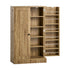 Sideboard Cabinet 2 Door Cupboard Kitchen Storage Natural
