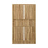 Sideboard Cabinet 2 Door Cupboard Kitchen Storage Natural