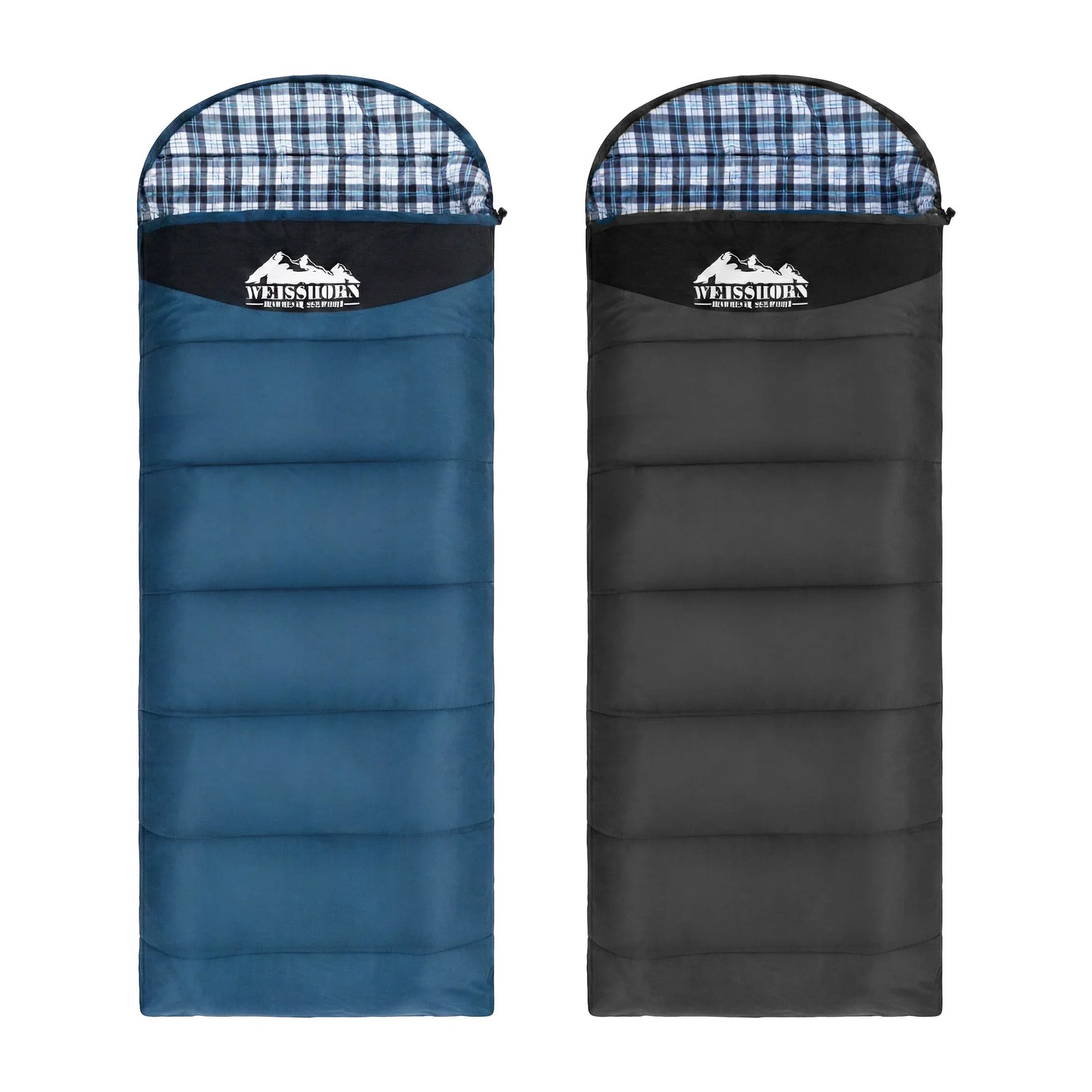 Sleeping Bag Set of 2 Single Thermal Camping Hiking Tent 0℃