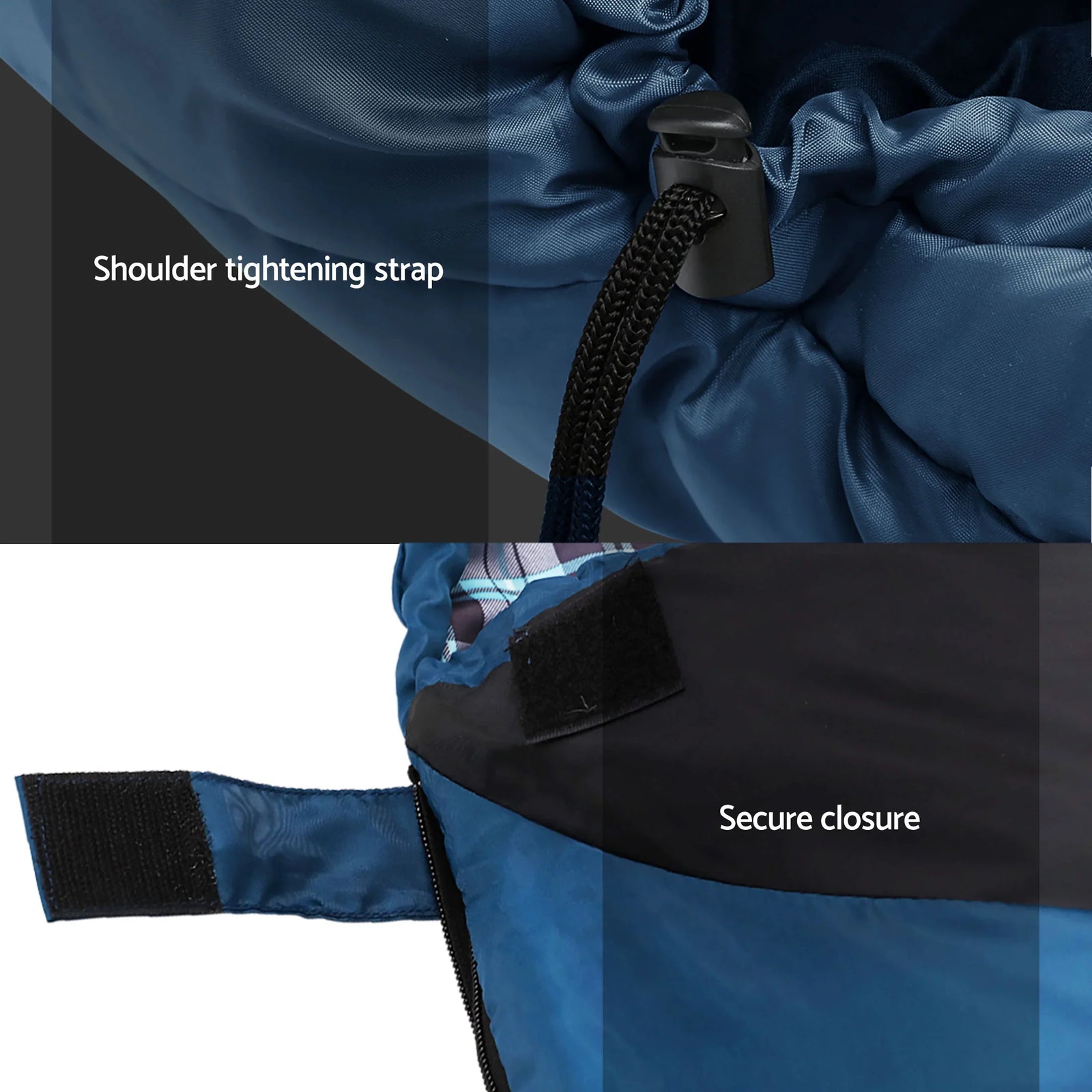 Sleeping Bag Set of 2 Single Thermal Camping Hiking Tent 0℃