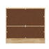Buffet Sideboard Cabinet Pantry Storage Cupboard Sliding Door Natural