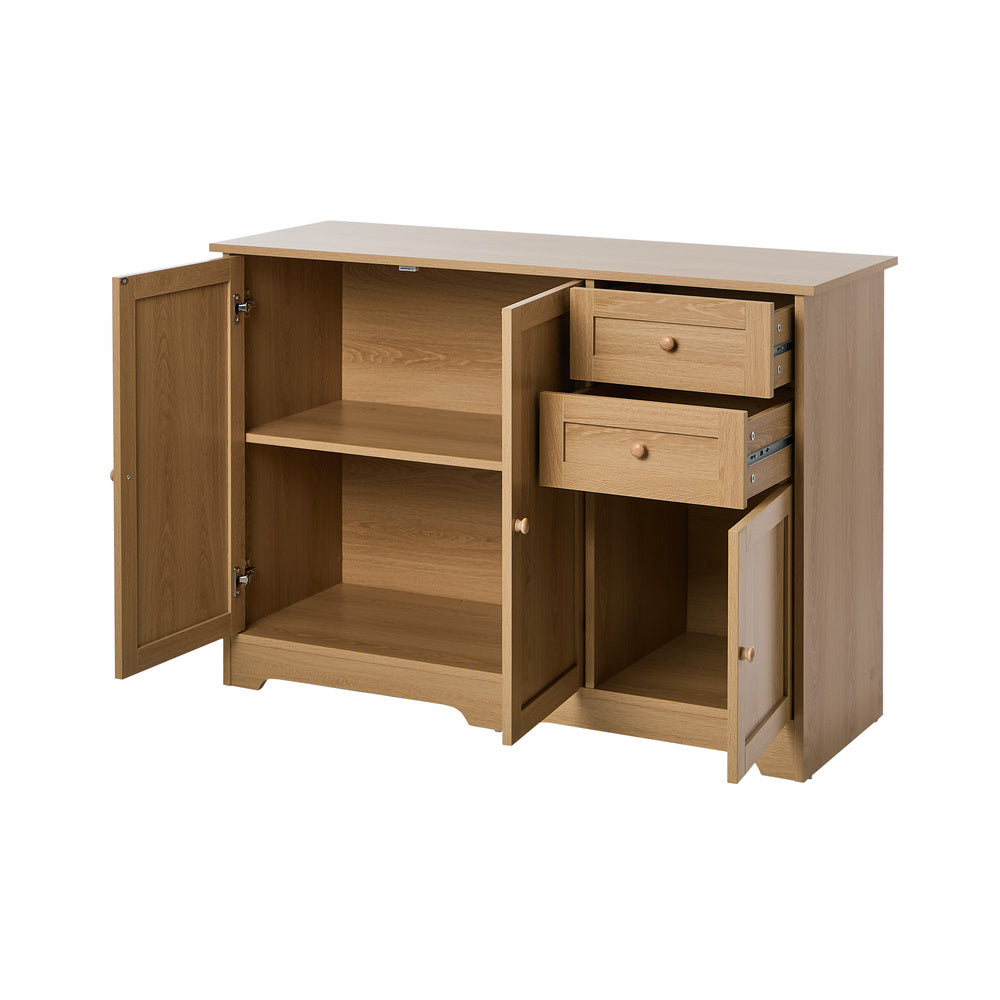Buffet Sideboard Storage Cabinet Hallway Cupboard Natural