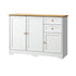 Sideboard with 2 Drawers and 2 Cabinet White&Wood