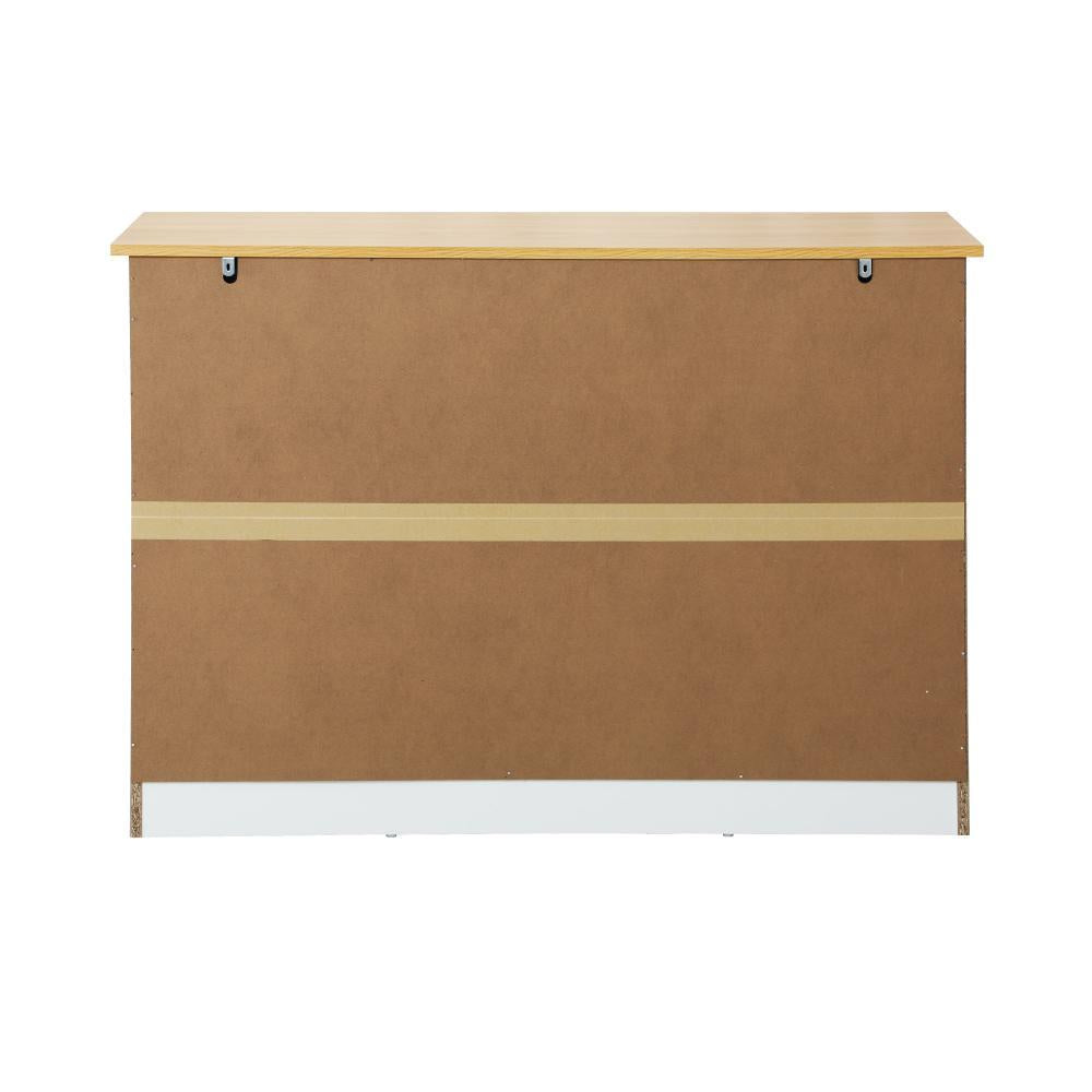 Sideboard with 2 Drawers and 2 Cabinet White&Wood