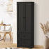Buffet Sideboard Cabinet Kitchen Cupboard Black