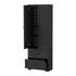 Oikiture 2PCS Buffet Sideboard Kitchen Storage Cabinet Black