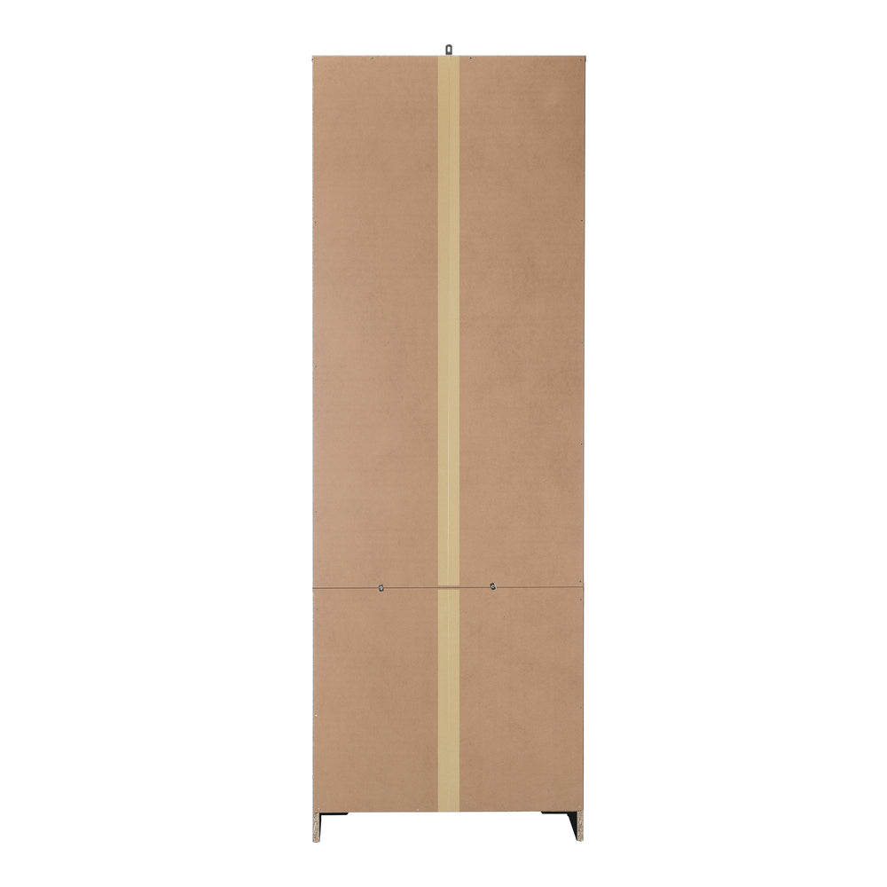 Oikiture 2PCS Buffet Sideboard Kitchen Storage Cabinet Black