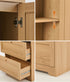 Buffet Kitchen Sideboard Cabinet Storage Natural