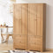 2PCS Buffet Kitchen Sideboard Cabinet Storage Natural