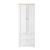 Sideboard with Display Shelf and Drawer White