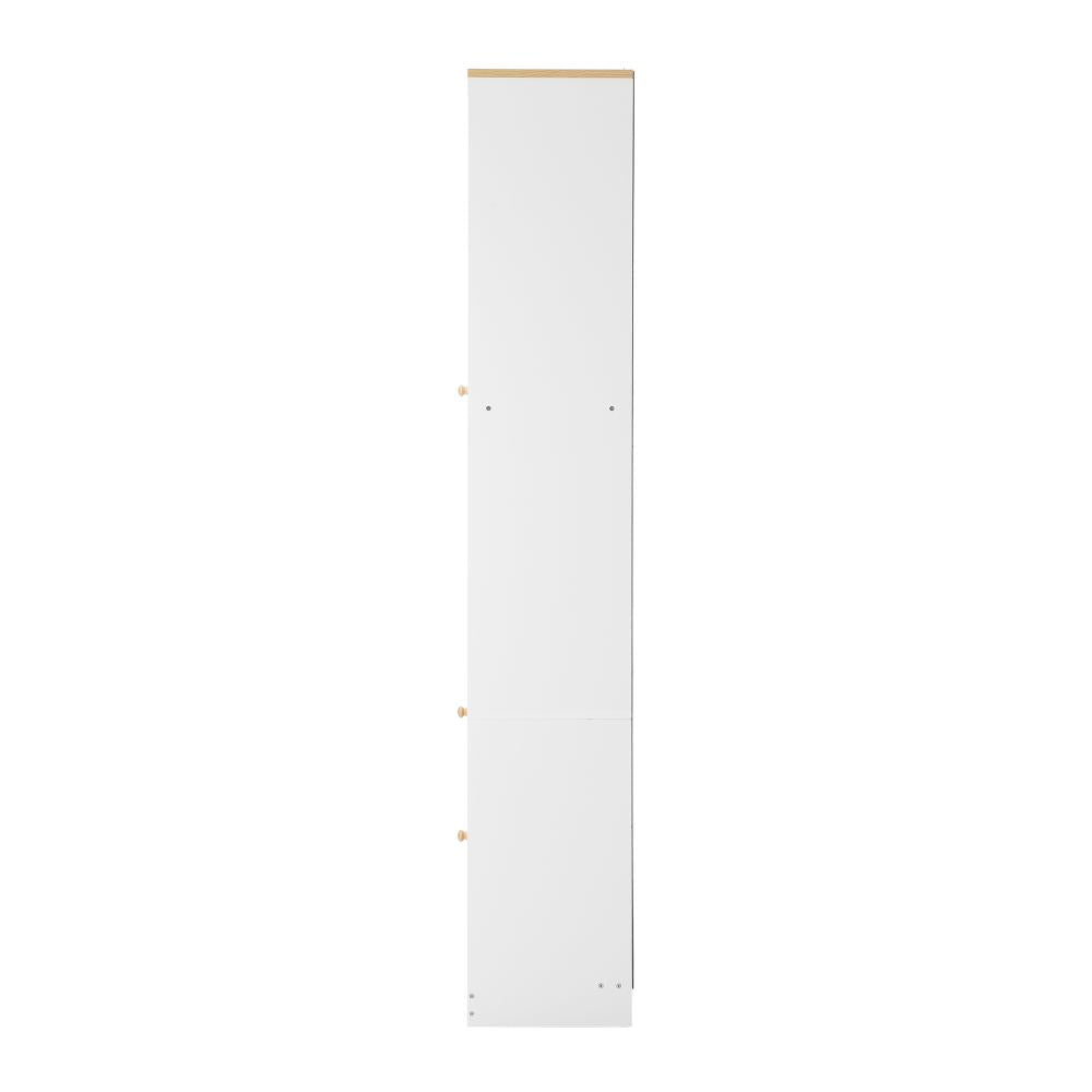 Sideboard with Display Shelf and Drawer White