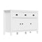 Sideboard Buffet Storage Cabinet 3 Doors Cupboard Pantry Kitchen White