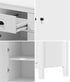 Sideboard Buffet Storage Cabinet 3 Doors Cupboard Pantry Kitchen White
