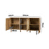 Sideboard Storage Cabinet Cupboard Hallway Table Rattan Doors