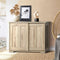 Sideboard with Sliding Doors Wooden
