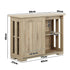 Sideboard with Sliding Doors Wooden