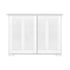 Sideboard with Sliding Doors White